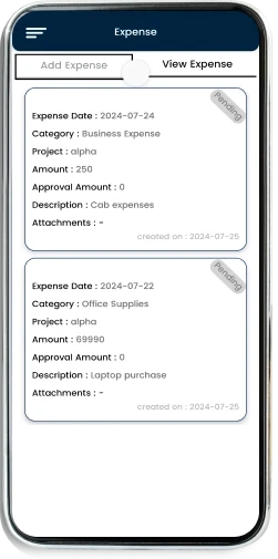 Sales leads and map logs on mobile