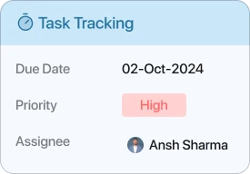 Task status and proof tracking dashboard